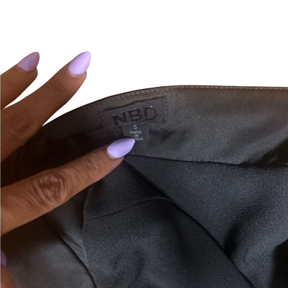 NBD | Revolve Black One-Shoulder Gown | Revolve Evening Dress Size Small - Picture 5 of 7